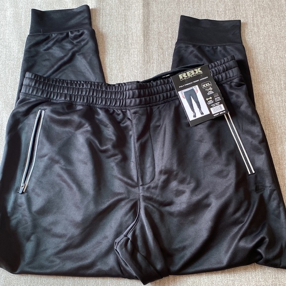 RBX Poly French Terry Black Jogger Size XXL. NWT. - Picture 4 of 11
